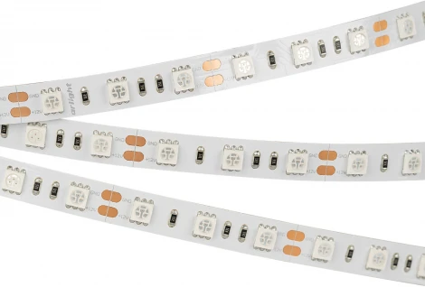 Светодиодная лента RT-B60-10mm 12V Orange (14.4 W/m, IP20, 5060, 5m) (Arlight, Открытый) 015972(2)