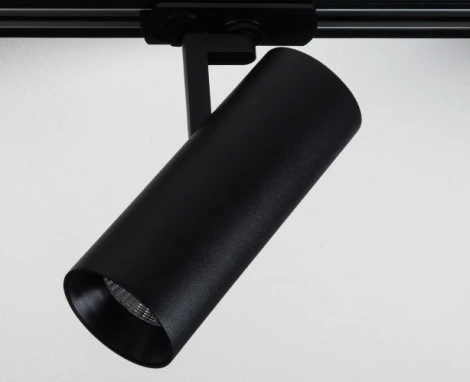 Трековый светильник однофазный Italline TR 3007 black 4000K (LED, 220V, круглые)