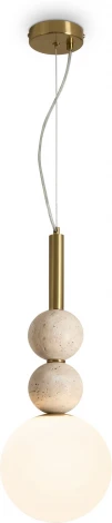 Подвесной светильник Freya Sunspot FR5482PL-01BS2 (220V, на тросе, шарики, бусы)