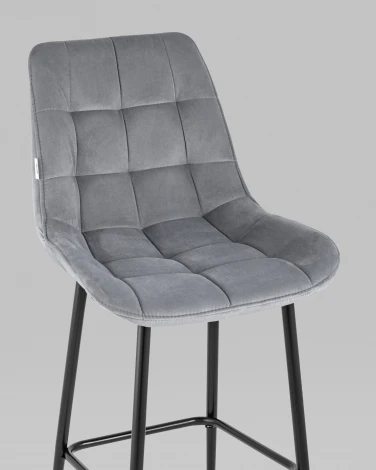 Стул Stool Group барный Флекс велюр серый 2 шт арт.УТ000038337