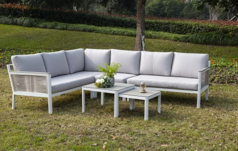 "Париж" угловой модульный диван, каркас из алюминия 4SIS арт.УТ-00006533