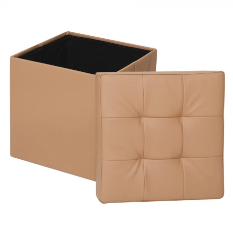 Пуфик Dreambag складной Бежевый ЭкоКожа 1611600