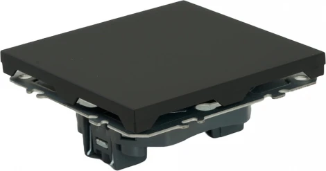 Заглушка (черный) Stekker Эмили 49857