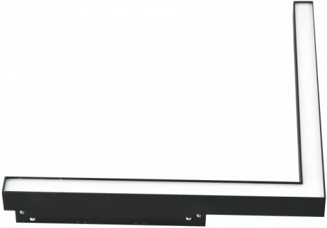 Трековый магнитный светильник угловой 48V iLedex Vision48/22 SMART 4822-013-L320-16W-110DG-BK (Умный дом, Алиса)