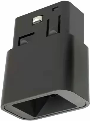 Трековый магнитный светильник с антибликовой решеткой 48V iLedex Vision48/22 4822-018-L36-2W-24DG-4000K-BK