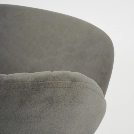 Кресло MELODY молочный (флок)