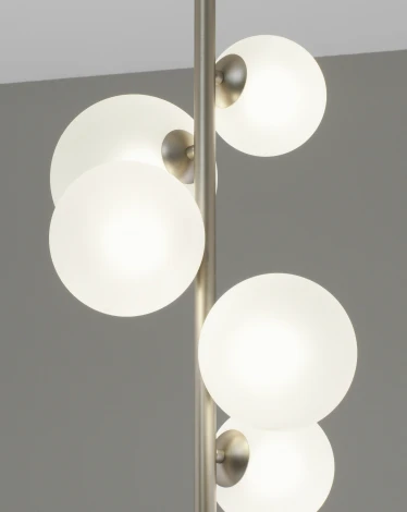Потолочная люстра на штанге Moderli Renny V11466-5P (220V, шарики)