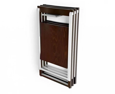 Стул деревянный складной Skip Connubia Венге P128 plwd bch