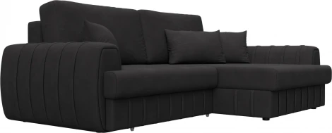 Диван угловой Лига-057 НПБ угол правый Лига Диванов (Замша) арт.129284