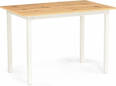 Стол деревянный Woodville Аркон 110(130)х68х75 дуб вотан / белый арт.611355