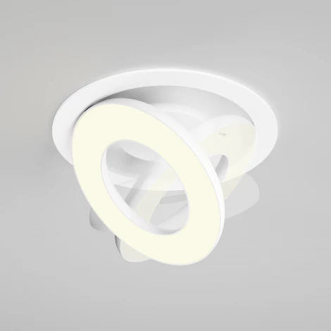 Встраиваемый светильник Maytoni Vector DL102-12W3K-W (LED, 220V, круглые)