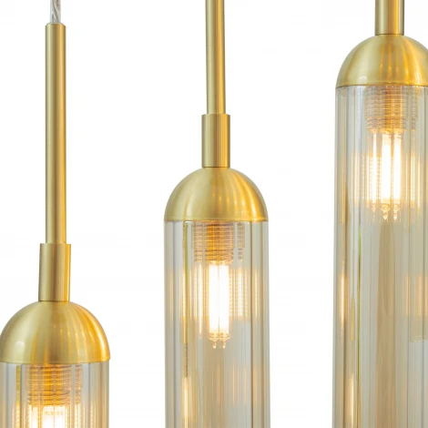 Подвесная люстра каскадная Freya Borgy FR5379PL-10G (220V, на проводе)