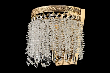 Бра Arti Lampadari Castellana E 2.10.107 G (220V, хрусталь, подвески)