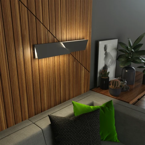 Бра Elektrostandard Snip 40107/LED темно-серый