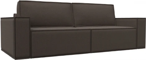 Диван прямой Куба (Коричневый/Рогожка) Лига Диванов арт.124096