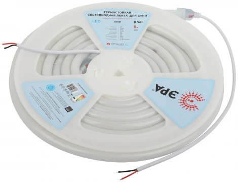 Гибкий неон термостойкий 24V 5м синий ЭРА LS2835-9,6-120-24-B-IP68-3 year-5m