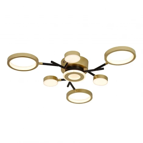 Потолочная люстра на штанге светодиодная с ПДУ F-Promo Hybrid 4686-7C