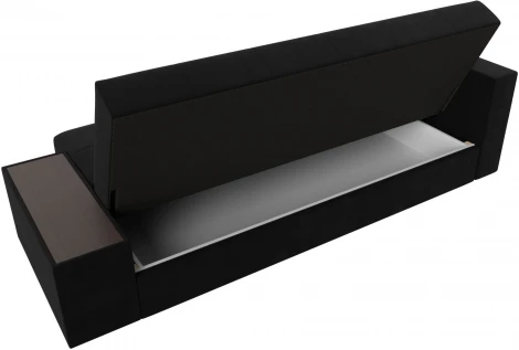 Диван-книжка Лига-020 стол слева (Черный,Бордовый/Микровельвет) Лига Диванов арт.118515L