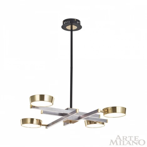 Потолочная люстра на штанге Arte Milano 271279/4 NI/GD (LED, 220V)