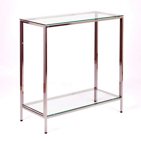 Консольный стол AllConsoles 1083-CS clear серебряный