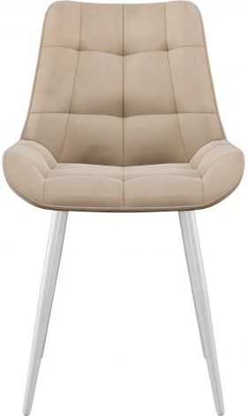 Стул 206М B03 BEIGE, ножки белые Dikline 00-00062223