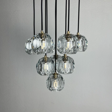 Подвесной светильник (люстра) Boule De Cristal Round Cluster Chandelier 10 ImperiumLoft 40,1542 (84597-22)