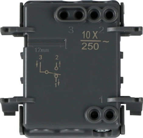 Механизм переключателя 1-клавишного для скрытой установки IP55 Donel W55 DIP10600