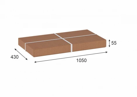 Вешалка костюмная ГАЛАНТ 340 металлик/ темно-коричневый от фабрики Mebelik