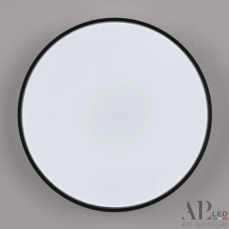 Потолочный светильник светодиодный с пультом с регулировкой цветовой температуры, яркости и ночным режимом APL LED Toscana PRO 3315.XM302-2-328/18W Black TD