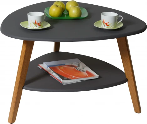 Стол журнальный Бруклин графит/дуб светлый от фабрики Mebelik