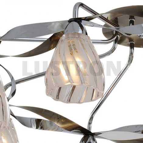 Потолочная люстра N-Light 405 405-08-53CAB chrome + antique brass