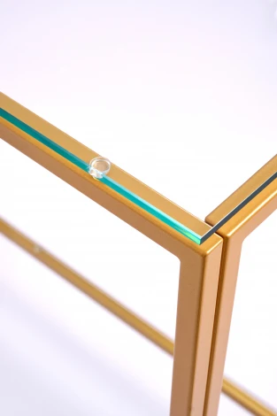 Консольный стол AllConsoles 1081-CG clear золотой