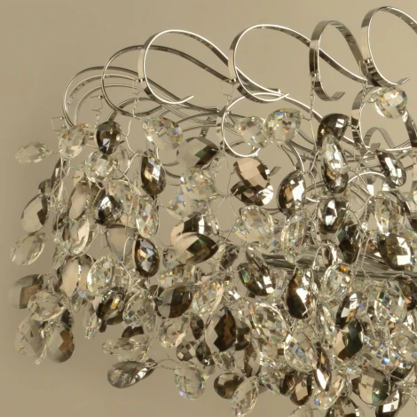 Подвесная люстра хрусталь Reluce 08281-0.4-08 CR (220V, на цепи)