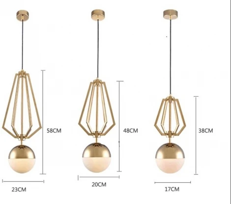 Подвесной светильник Magic Circus D17 ImperiumLoft 133230-22 (на проводе, шар)