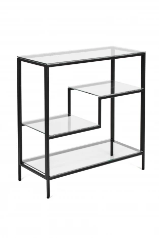 Консольный стол AllConsoles 1013-CB clear черный муар