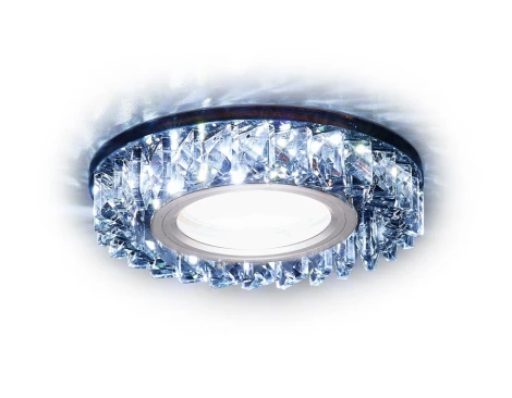 Встраиваемый точечный светильник Ambrella Декоративные Кристалл Led+mr16 S255 BK