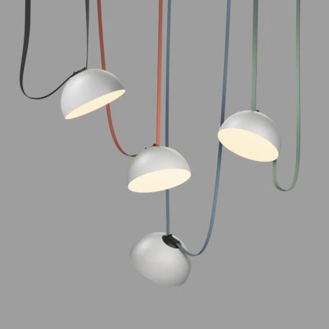 Трековый светильник низкоковольтный для ременной системы LED 48V Denkirs Belty Flow DK5563-WH+BK