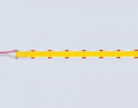 Светодиодная лента COB 616Led/19W m/ 24V IP20 3000K/ 5m*12mm*2mm (2 конт.) Ambrella Illumination GS4801