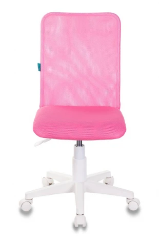 Кресло детское Бюрократ KD-9 розовый TW-06A TW-13А сетка/ткань крестовина пластик пластик белый