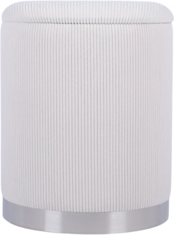 Пуф Stool Group Эмили с ящиком серебро вельвет серый арт.УТ000040196