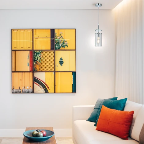 Подвесной светильник Escada Avolto 10191/1S Chrome 1x40Вт E14, металл/стекло, хром (220V, на проводе, круглые)