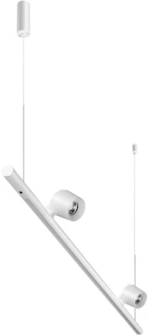 Светильник подвесной диммируемый (сенсер) Novotech Fermo 359308 OVER белый LED 14W+14W 4000K 220V (регулировка яркости, сенсорный выключатель, на тросе)