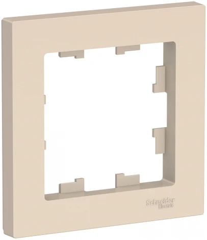 Рамка на 1 пост (бежевый) Systeme Electric AtlasDesign ATN000201