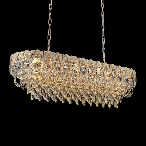 Подвесная люстра хрустальная Modelux MODELUX ML.8881.14P GD