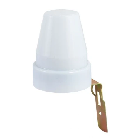 Датчик освещенности накладной Elektrostandard, белый, 2200W, 10A, IP44