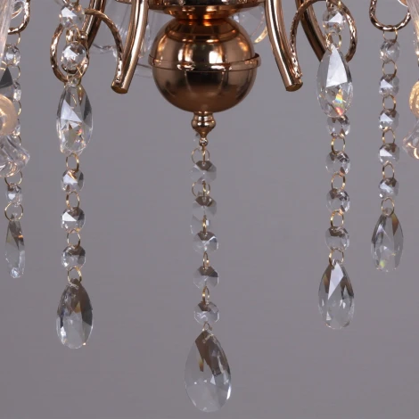 Подвесная люстра Reluce 02348-0.4-05 FGD+CL (220V, на цепи)