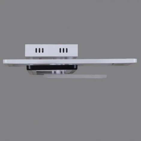 Потолочная люстра светодиодная с пультом с регулировкой цветовой температуры, яркости и ночным режимом Reluce 03629-0.3-2+1 WH+BK