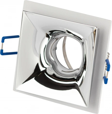 Встраиваемый точечный светильник ЭРА KL102 WH/CH (12V)