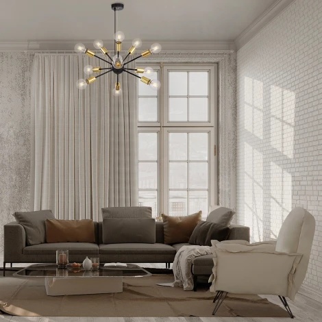 Подвесная люстра Maytoni Jackson T546PL-12B