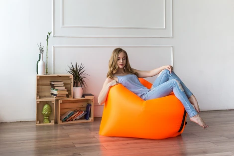Надувное кресло Dreambag AirPuf Оранжевое 5801300
